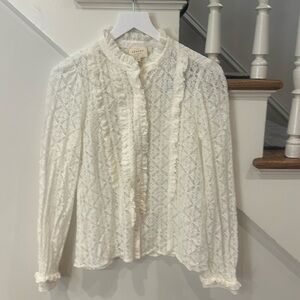 Sezane White blouse
